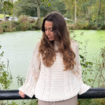 Alma Chunky Strik - Creme - ByStenholt.dk