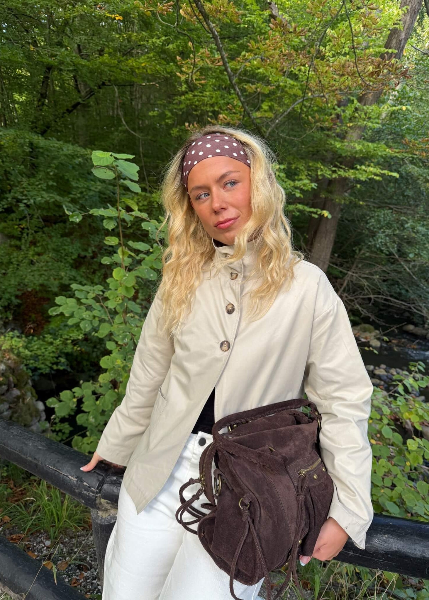 Alva Kort Trenchcoat - Beige - ByStenholt.dk