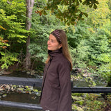 Alva Kort Trenchcoat - Mørkebrun - ByStenholt.dk