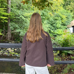 Alva Kort Trenchcoat - Mørkebrun - ByStenholt.dk