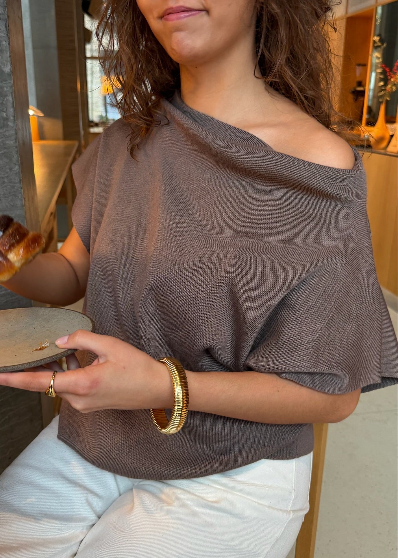 Asta Sleeveless Strik - Brun - ByStenholt.dk