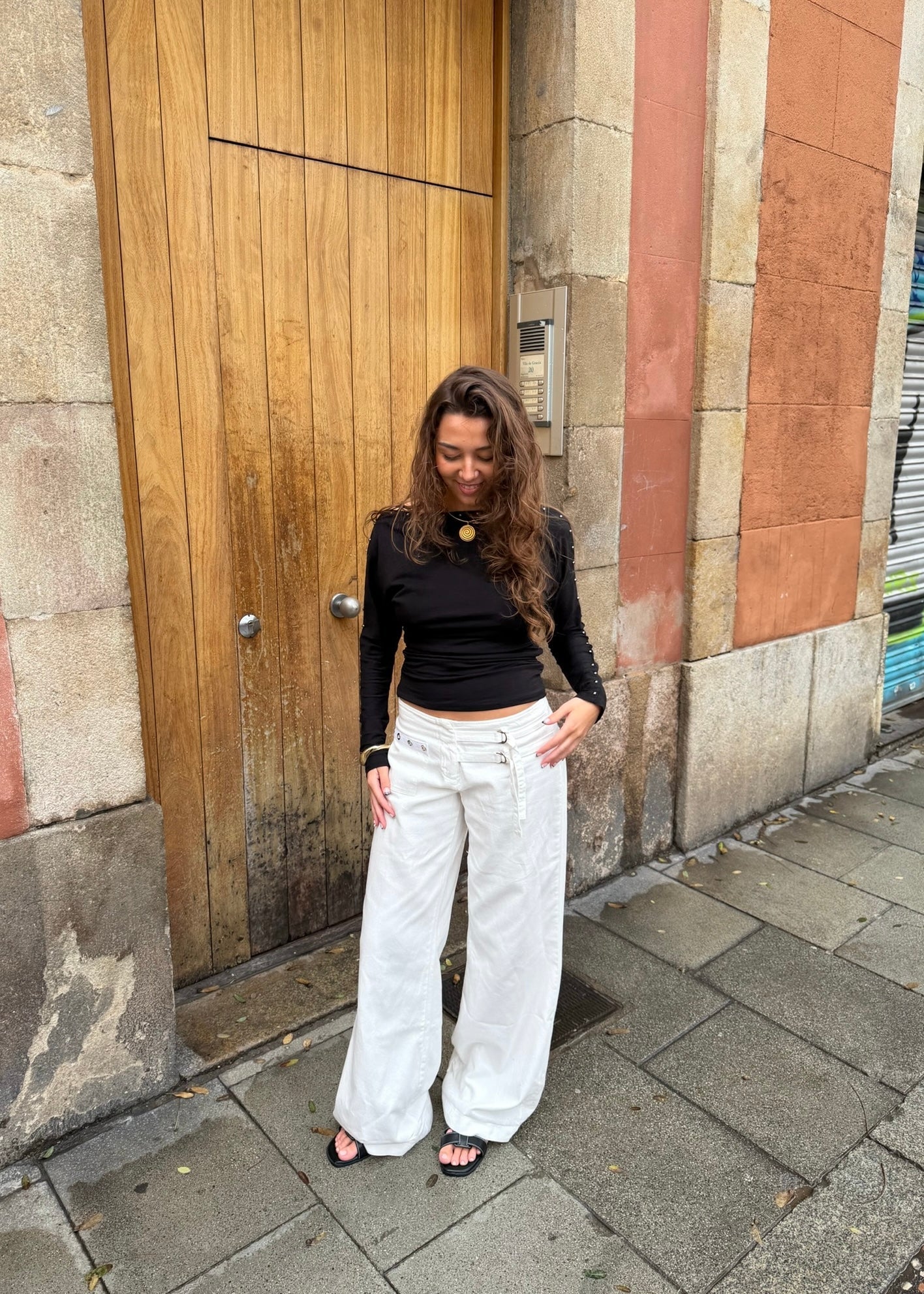 Audrey Low Waist Jeans - Hvid - ByStenholt.dk