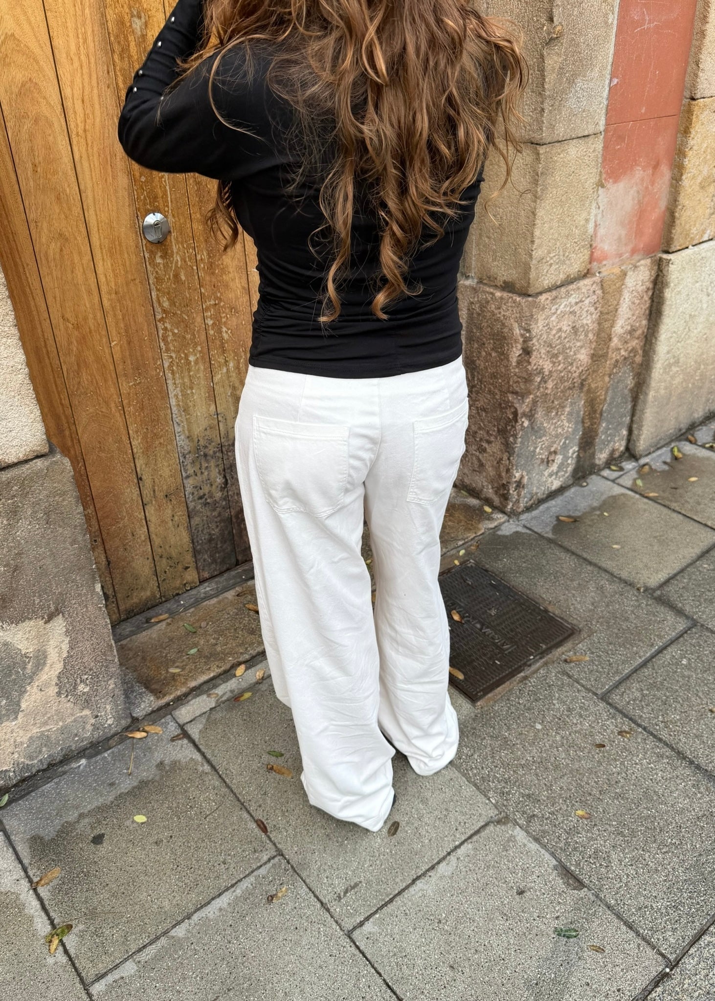 Audrey Low Waist Jeans - Hvid - ByStenholt.dk