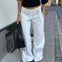 Audrey Low Waist Jeans - Hvid - ByStenholt.dk