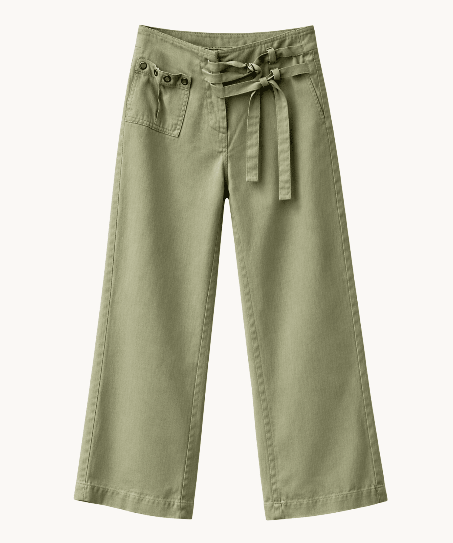 Audrey Low Waist Jeans - Khaki - ByStenholt.dk