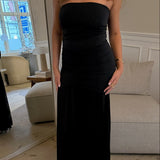 Aura Mesh Maxi Kjole - Sort - ByStenholt.dk