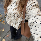 Ava Skuldertaske - Camel - ByStenholt.dk