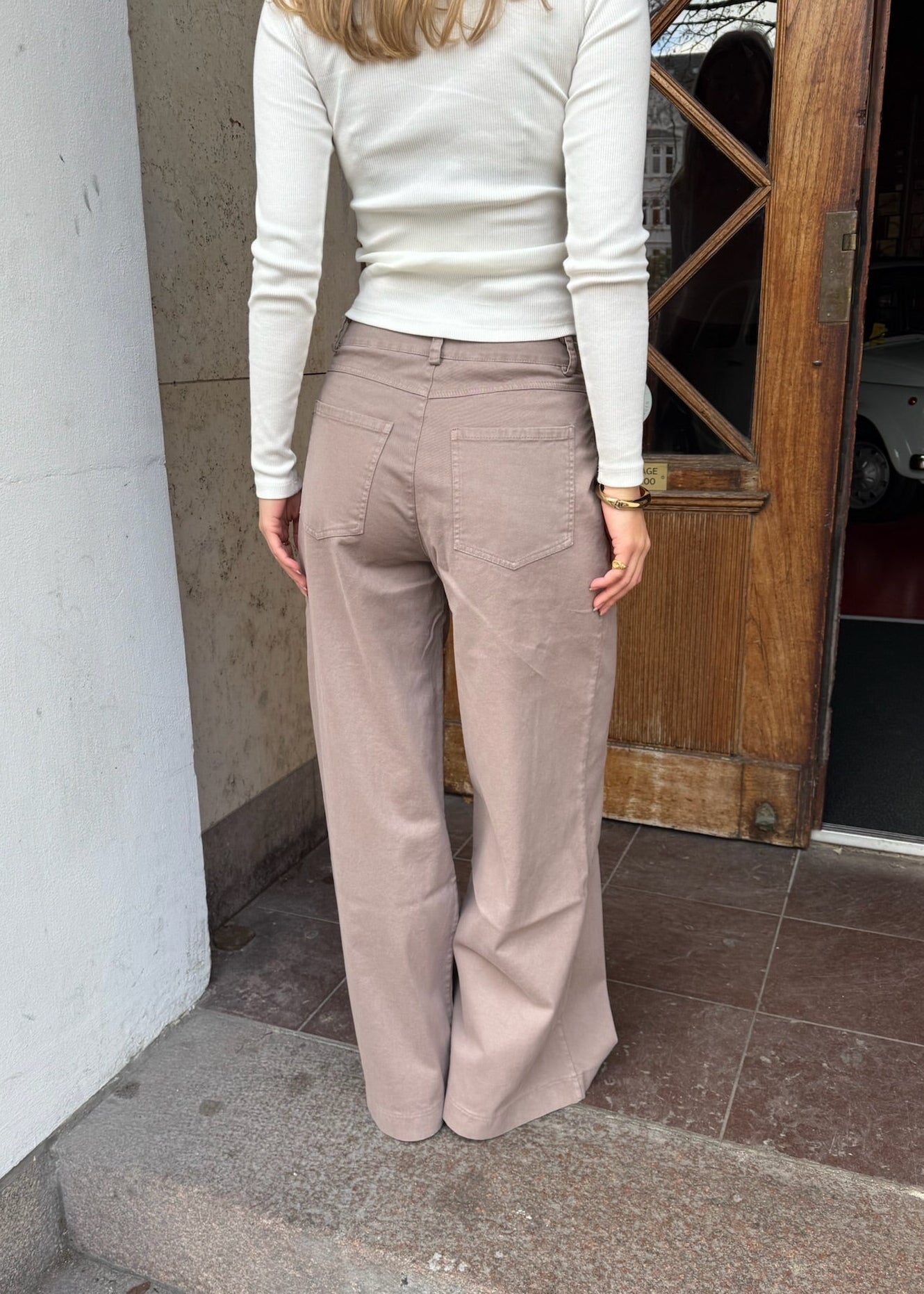 Baggy Habitbukser - Taupe - ByStenholt.dk