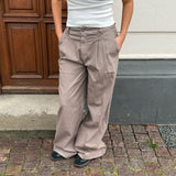 Baggy Habitbukser - Taupe - ByStenholt.dk