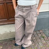 Baggy Habitbukser - Taupe - ByStenholt.dk