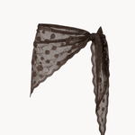 Blonde Tørklæde - Mørkebrun - ByStenholt.dk