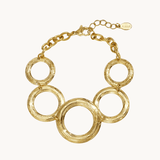 Bold Circle Armbånd - Guldbelagt - ByStenholt.dk