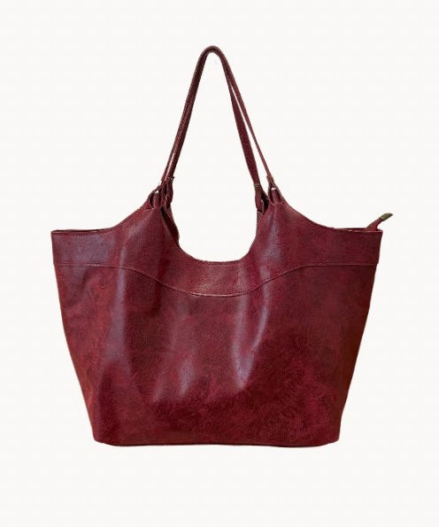 Caro Shopper Taske - Bordeaux - ByStenholt.dk