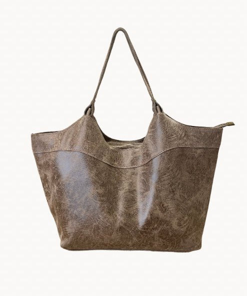 Caro Shopper Taske - Taupe - ByStenholt.dk