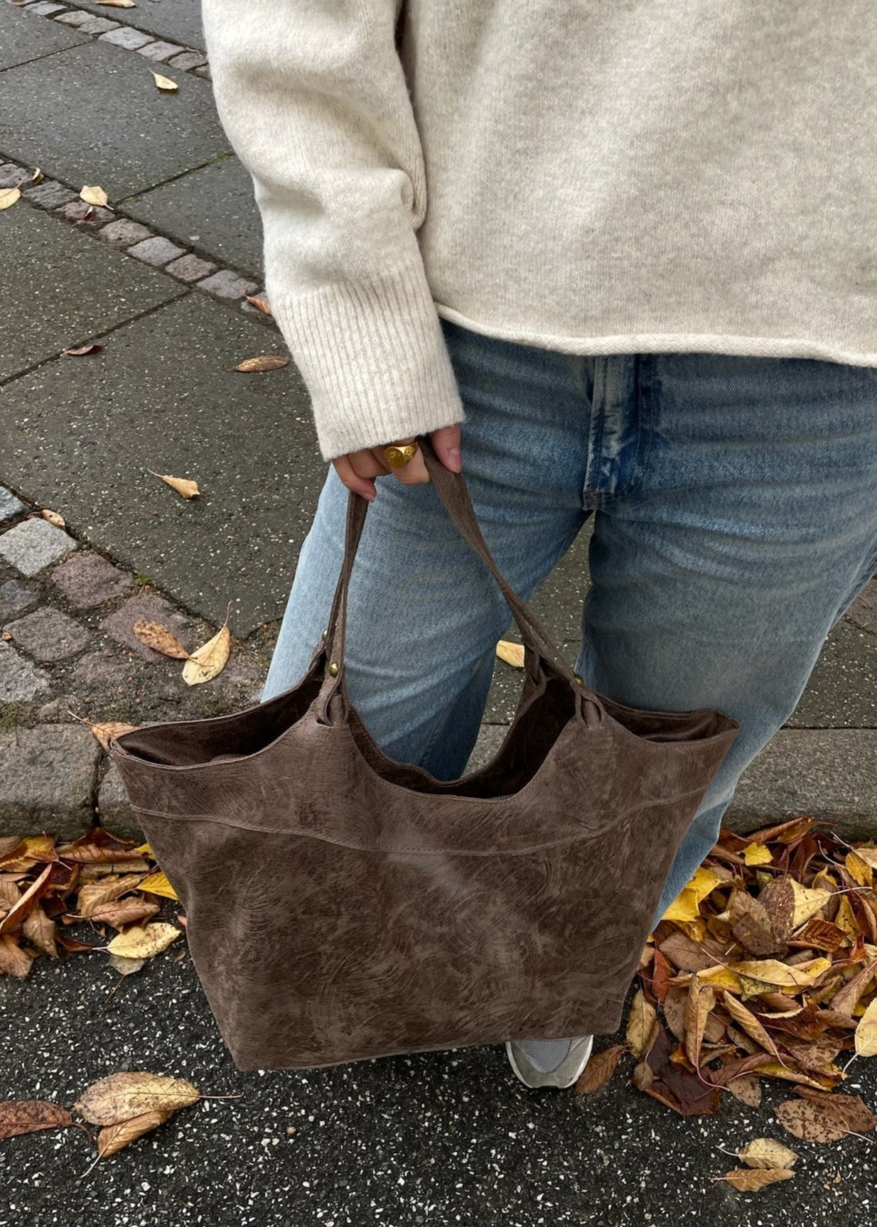 Caro Shopper Taske - Taupe - ByStenholt.dk