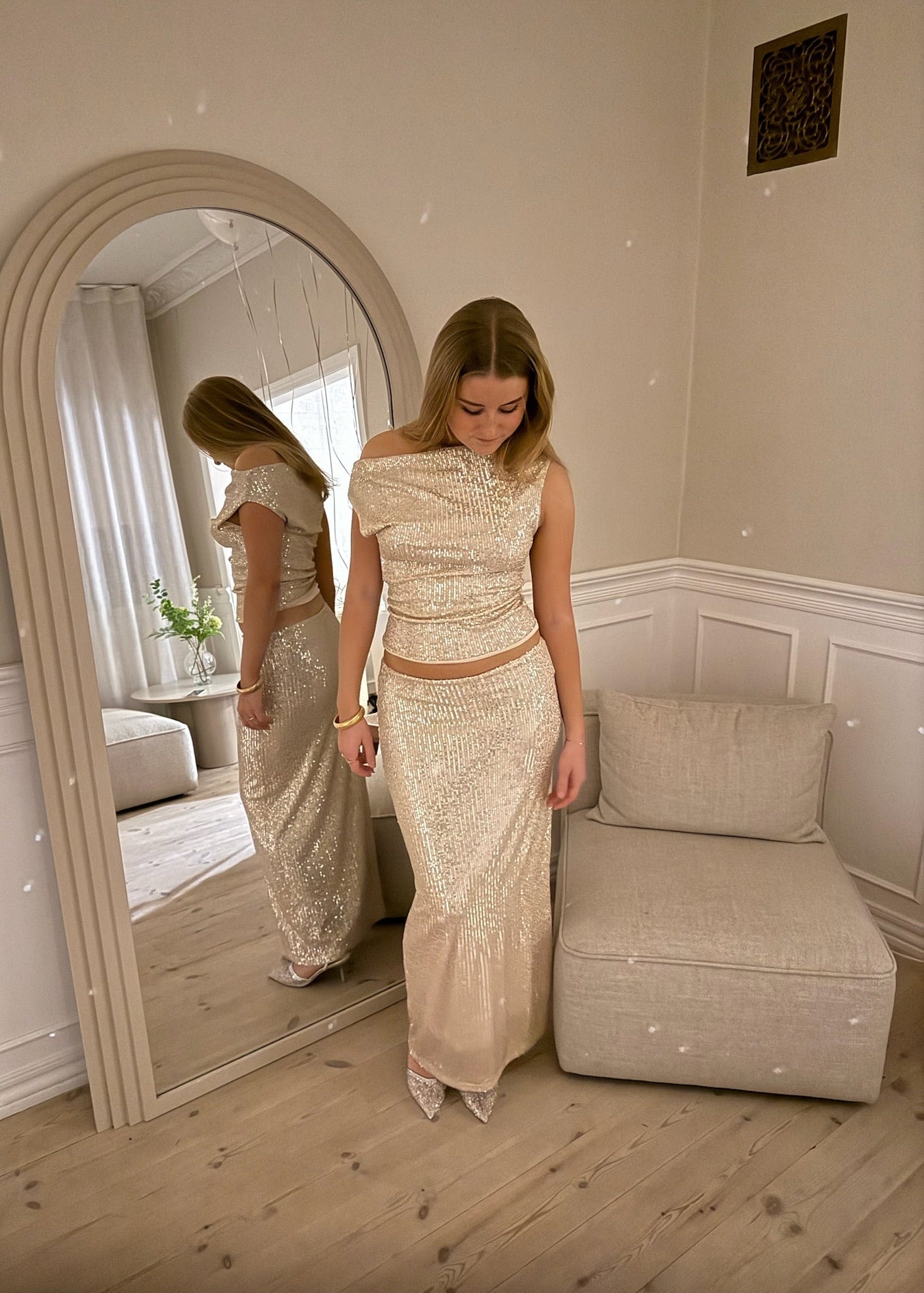 Celeste Paillet Top - Sart Lyserød - ByStenholt.dk