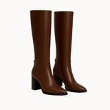 Celine High Heel Støvler - Mørkebrun