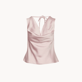 Cleo Draped Top - Pink