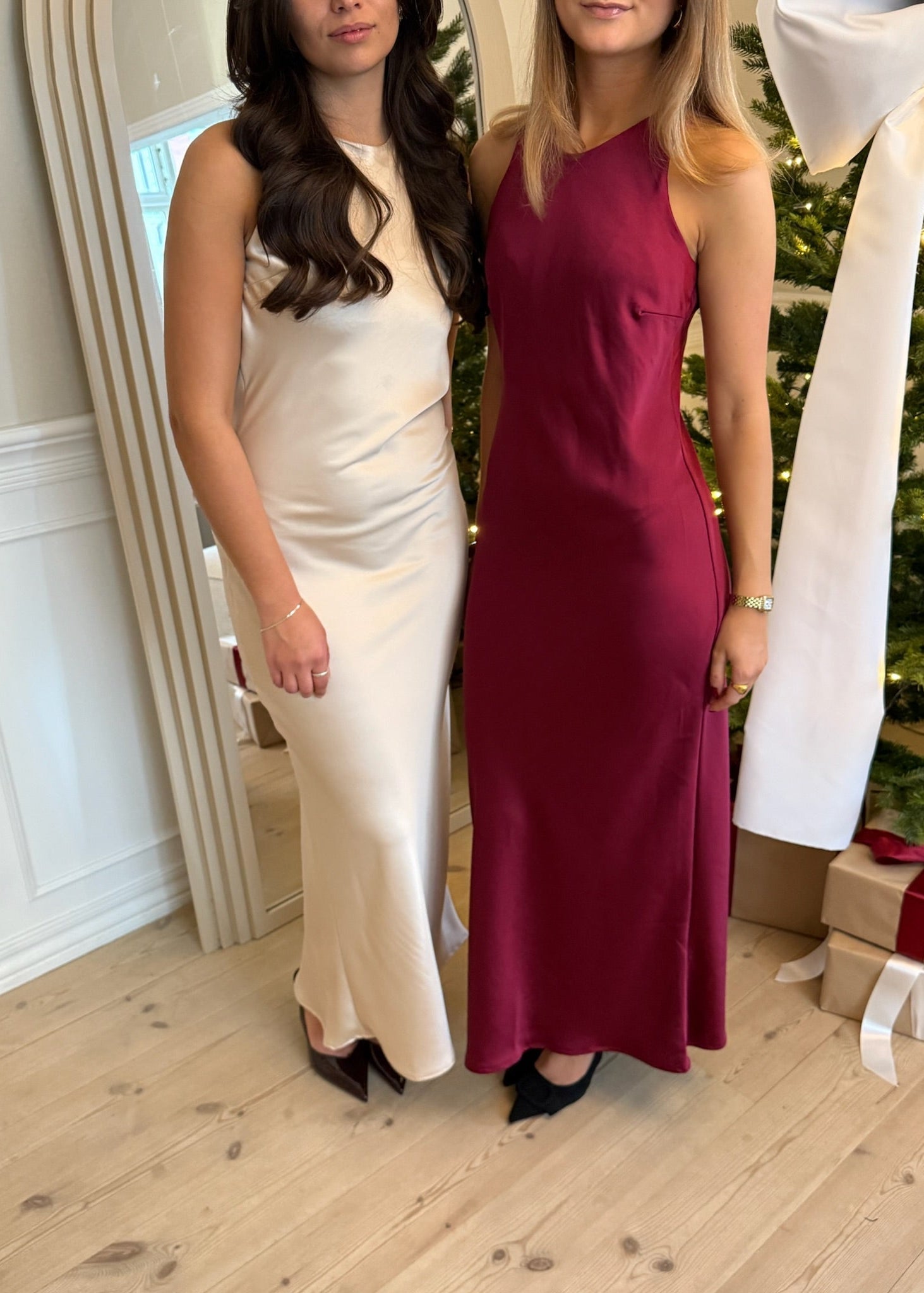 Cleo Maxi Kjole - Beige - ByStenholt.dk