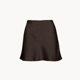 Cleo Mini Skirt - Dark Brown