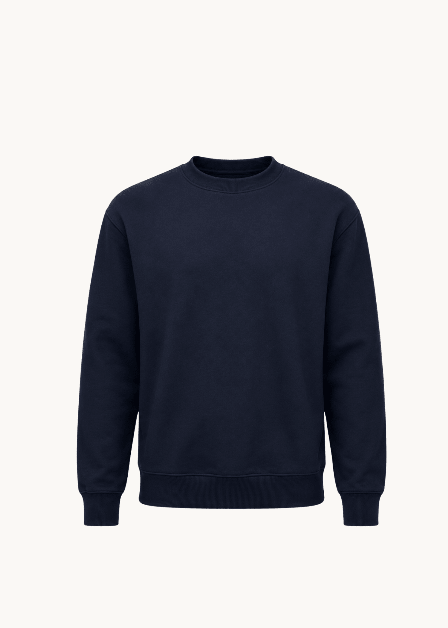 Crewneck Sweatshirt - Navy - ByStenholt.dk