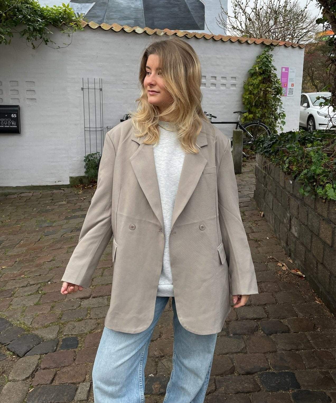 Daily Blazer - Taupe - ByStenholt.dk