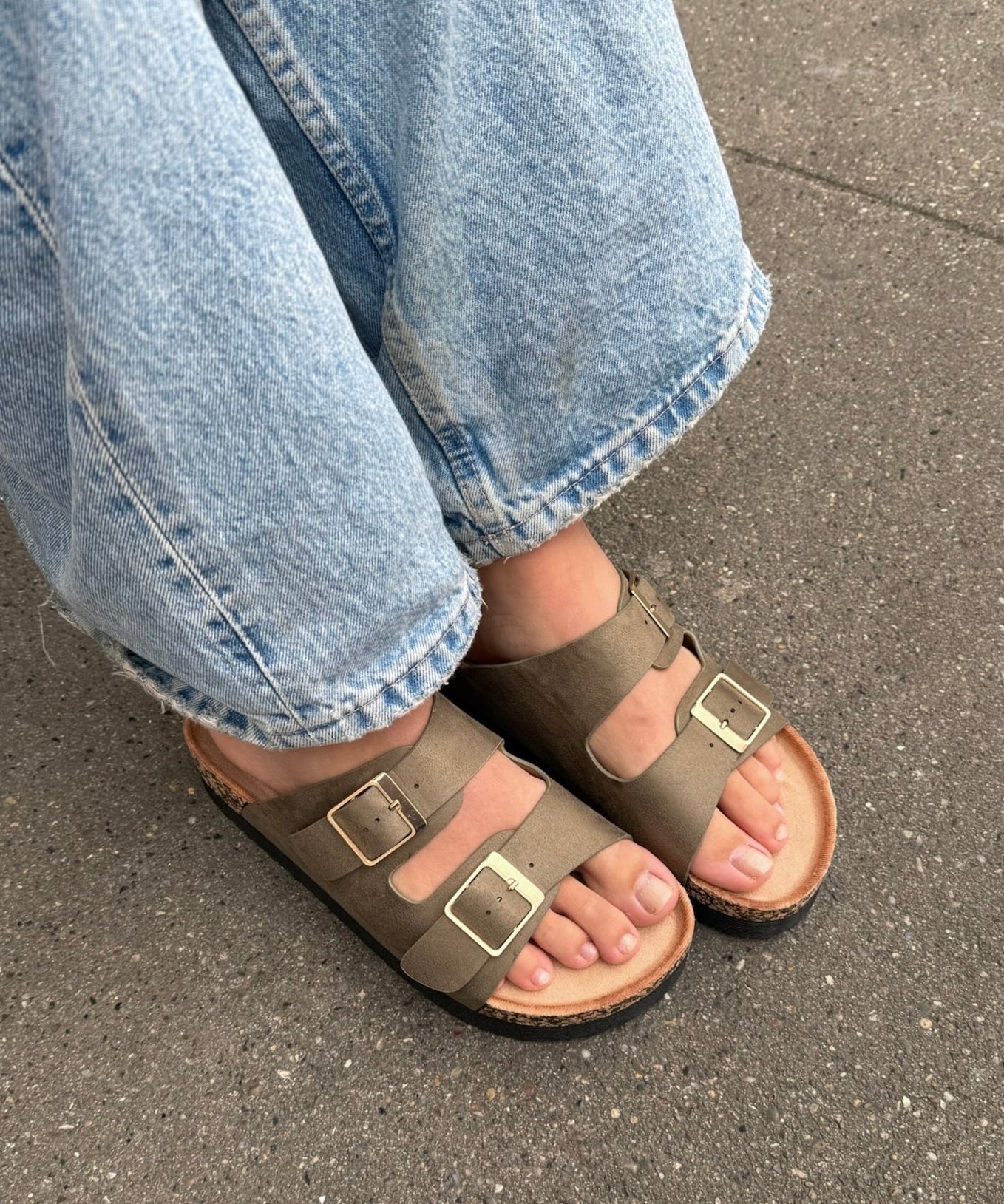 Daily Sandaler - Khaki - ByStenholt.dk