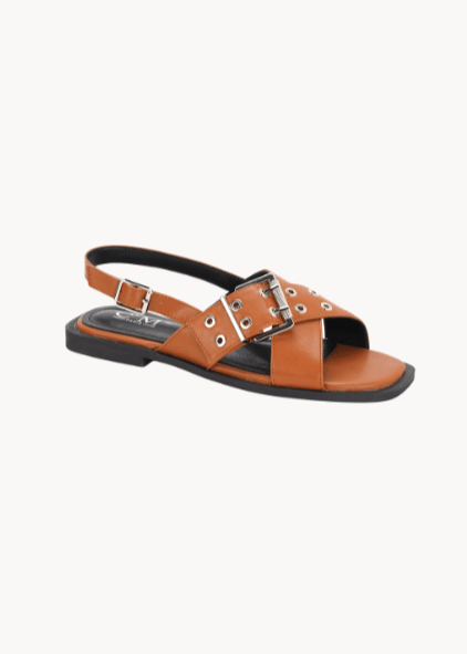 Daily Slingbacks - Camel - ByStenholt.dk