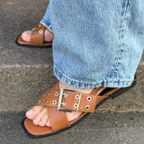 Daily Slingbacks - Camel - ByStenholt.dk