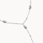 Dråbe Charm Halskæde - Sølvbelagt - ByStenholt.dk