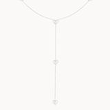 Dråbe Charm Halskæde - Sølvbelagt - ByStenholt.dk