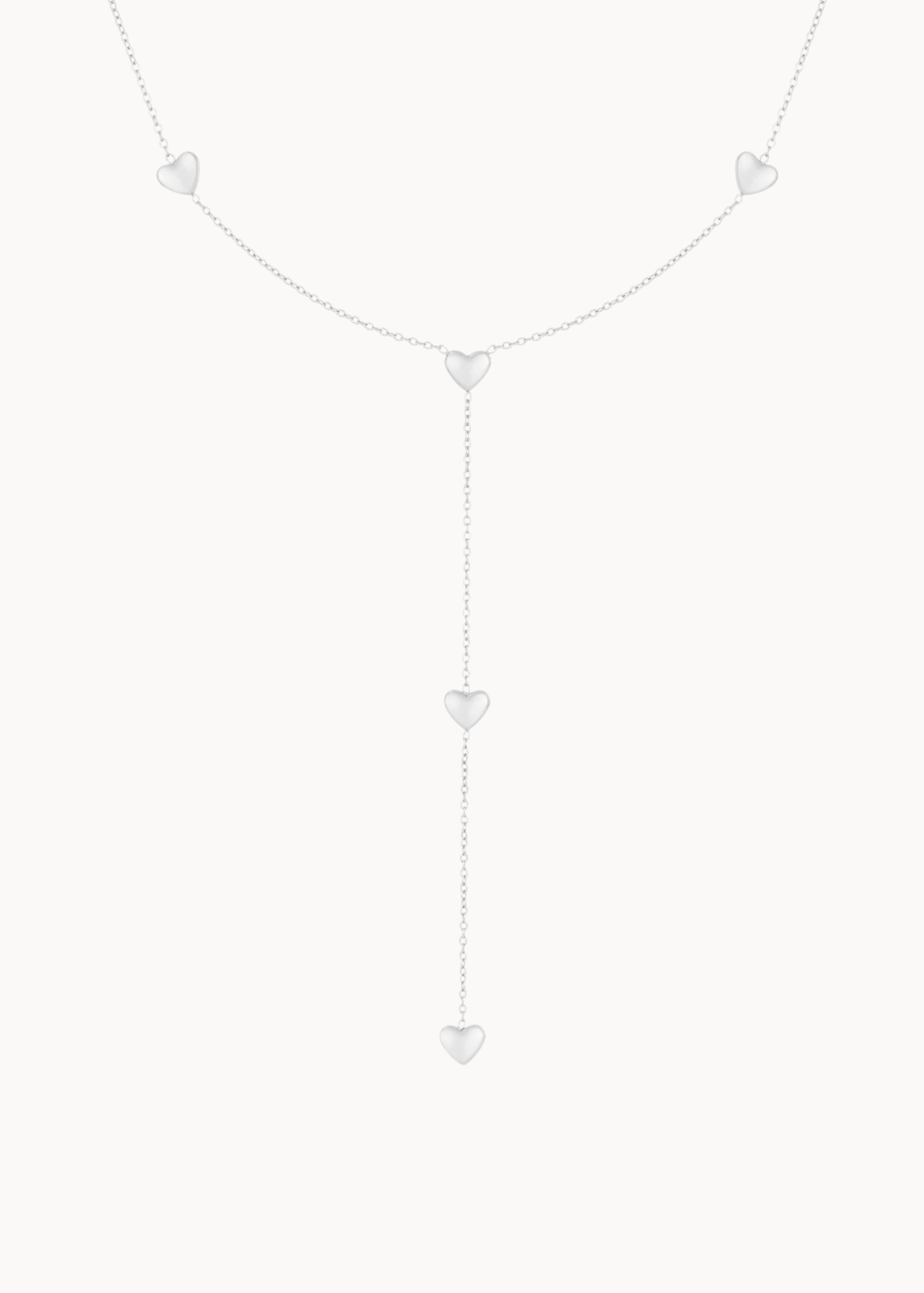 Dråbe Charm Halskæde - Sølvbelagt - ByStenholt.dk