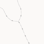 Dråbe Charm Halskæde - Sølvbelagt - ByStenholt.dk