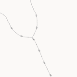 Dråbe Charm Halskæde - Sølvbelagt - ByStenholt.dk