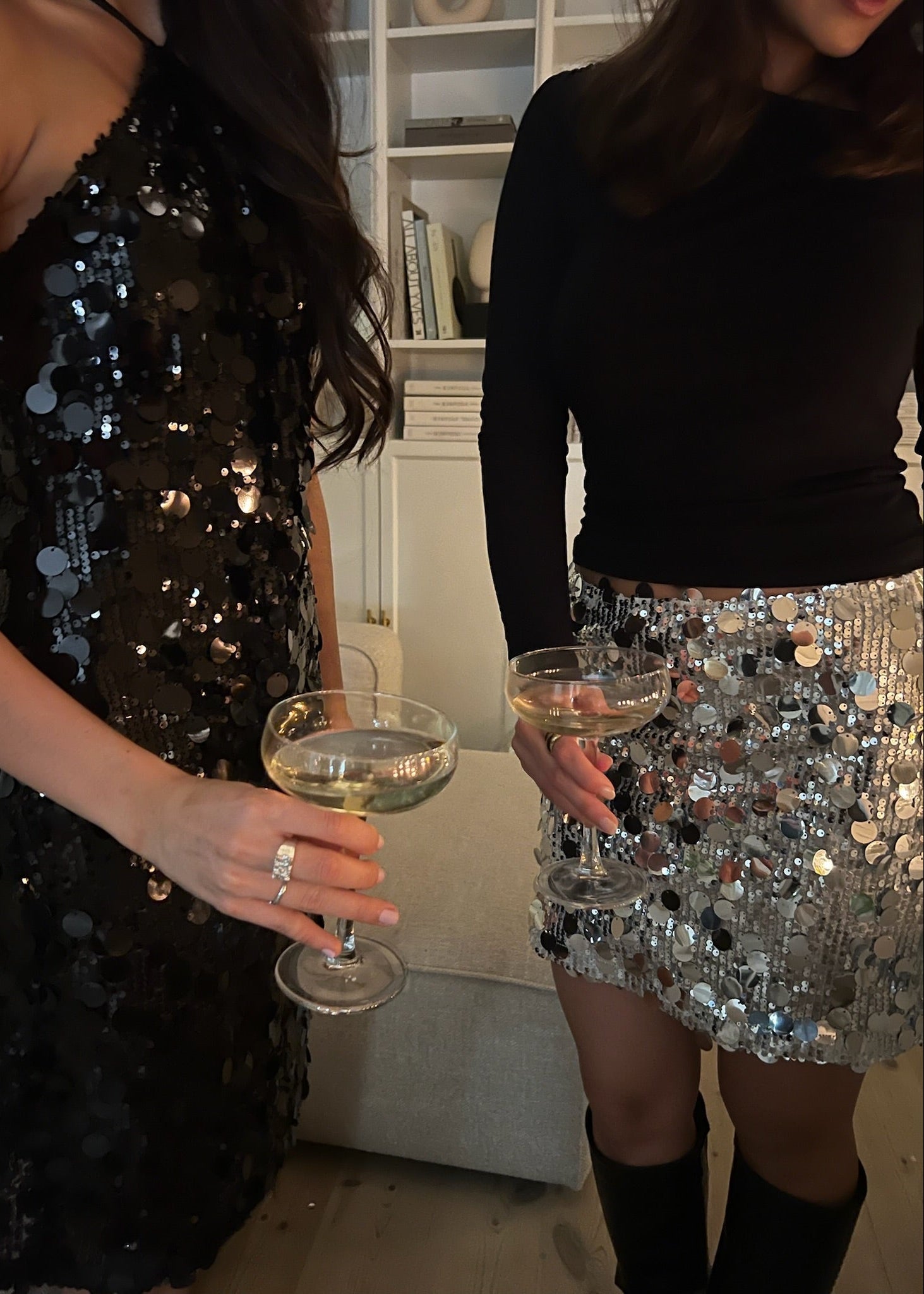 Dream Paillet Nederdel - Sølv - ByStenholt.dk