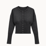 Eline Fitted Cardigan - Grå - ByStenholt.dk