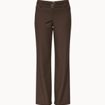 Elira Low Waist Bukser - Brun - ByStenholt.dk