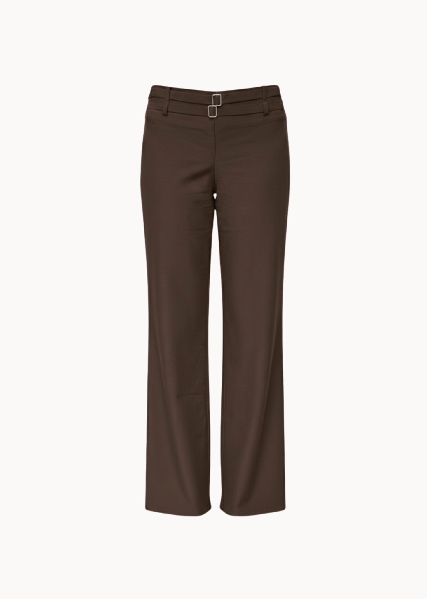 Elira Low Waist Bukser - Brun - ByStenholt.dk