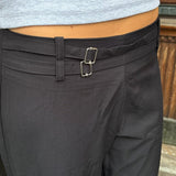 Elira Low Waist Bukser - Sort - ByStenholt.dk