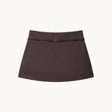 Elira Mini Skirt - Dark Brown