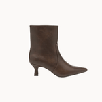 Ella Ankelstøvler med Kitten Heel - Brun - ByStenholt.dk