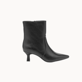 Ella Kitten Heel Ankelstøvler - Sort