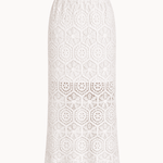 Ellie Hæklet Maxi Nederdel - Hvid - ByStenholt.dk