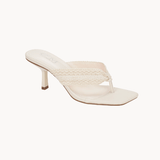 Ely Sandaler med Hæl - Beige - ByStenholt.dk