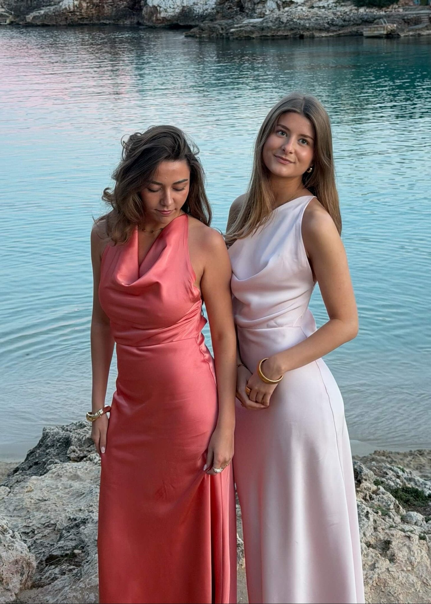 Emilia Maxi Kjole - Koral - ByStenholt.dk