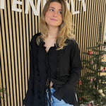 Emily Bluse - Sort - ByStenholt.dk