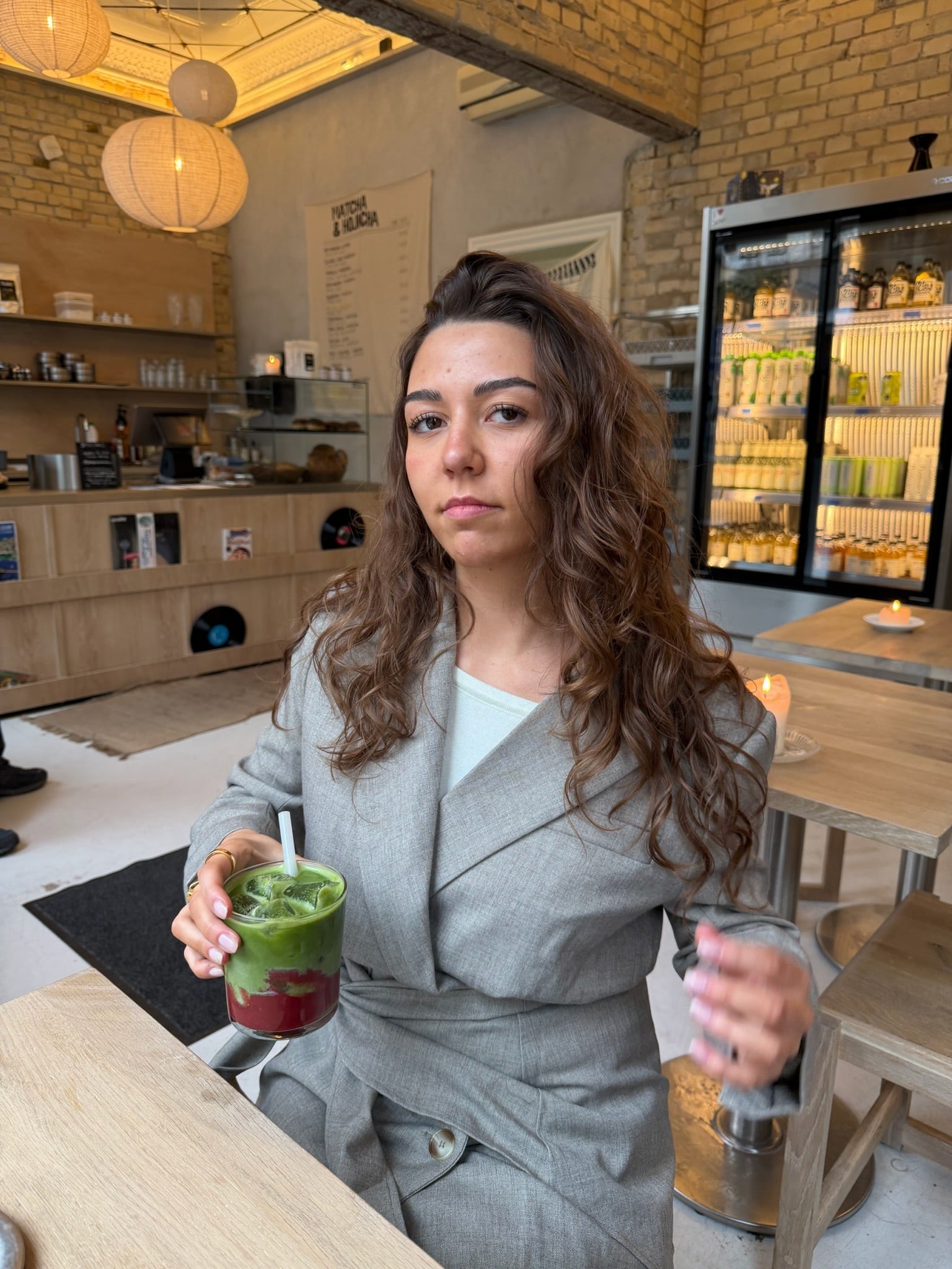 Emma Tie Blazer - Taupe - ByStenholt.dk