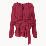 Flair Satin Kjole - Rød - ByStenholt.dk