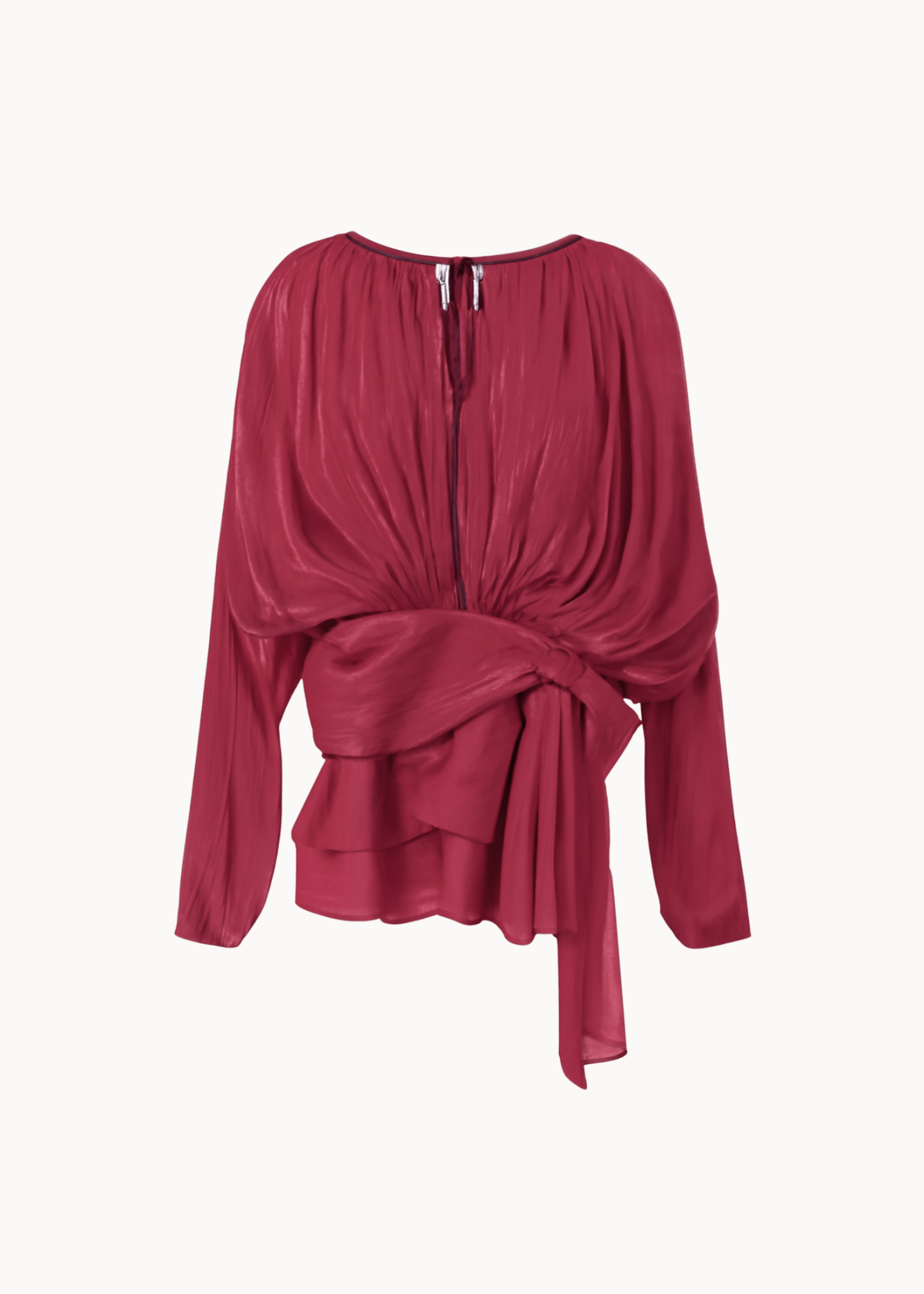 Flair Satin Kjole - Rød - ByStenholt.dk