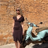 Gaia Top - Dark Brown
